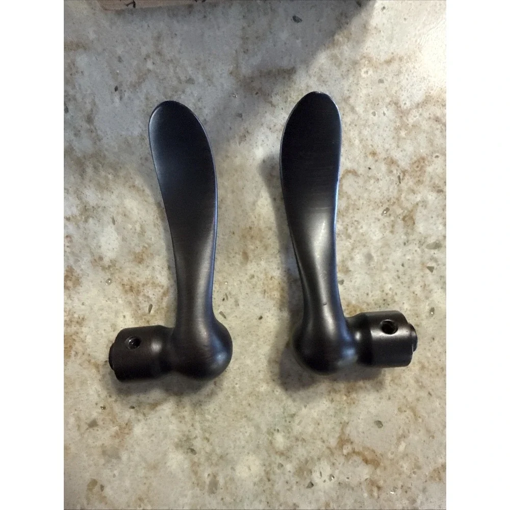 Baldwin 5452V112PASS Venetian Bronze Estate, Beavertail Lever Beavertail Set